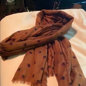 Burnt orange scarf
